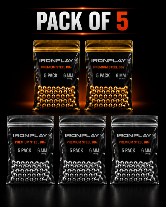 6mm Hard Plastic BBs (Pack of 5)
